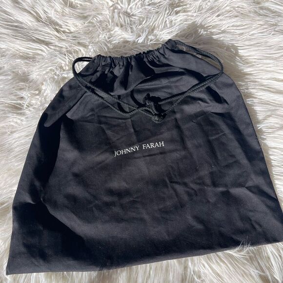 JOHNNY FARAH  Drawstring Dust Bag Purse Handbag Shoes Storage‎ 18x18 - Picture 1 of 4